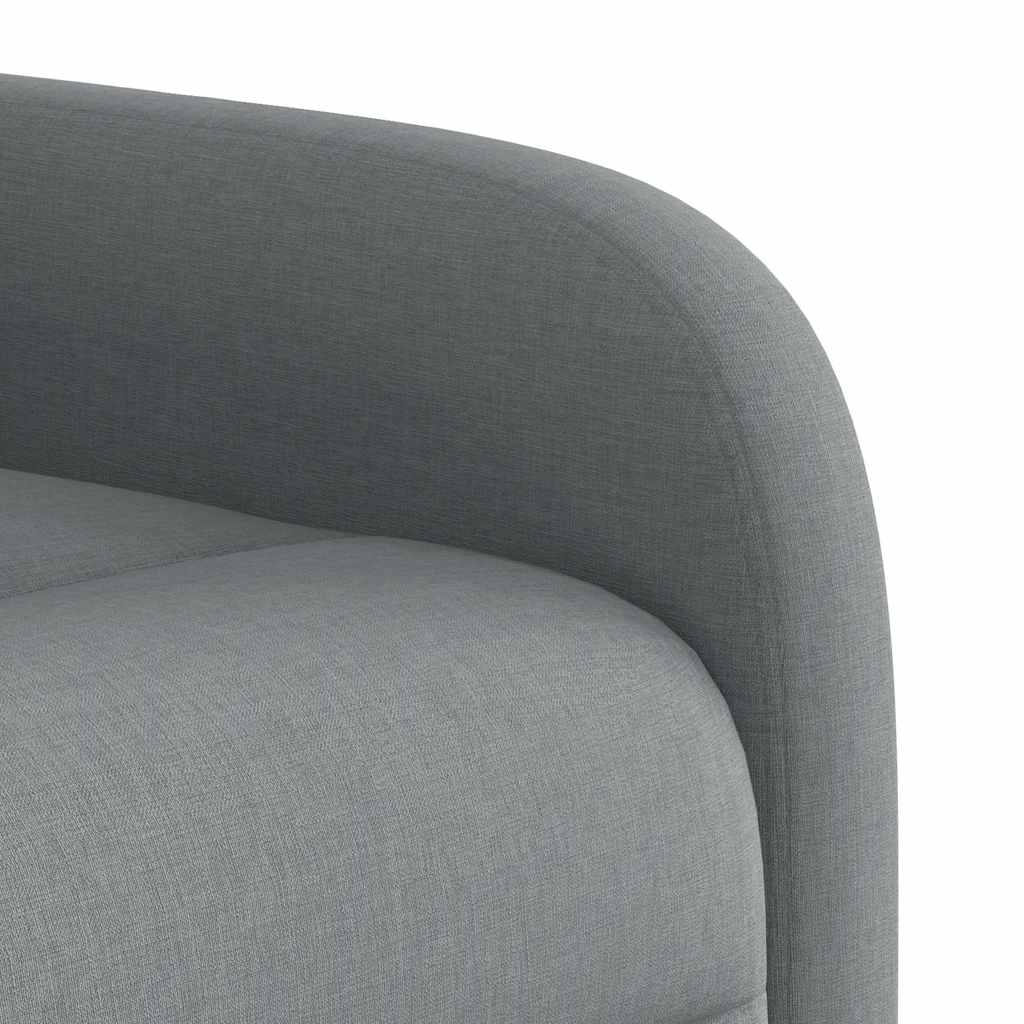 Fauteuil inclinable électrique Gris clair Tissu - XIOS