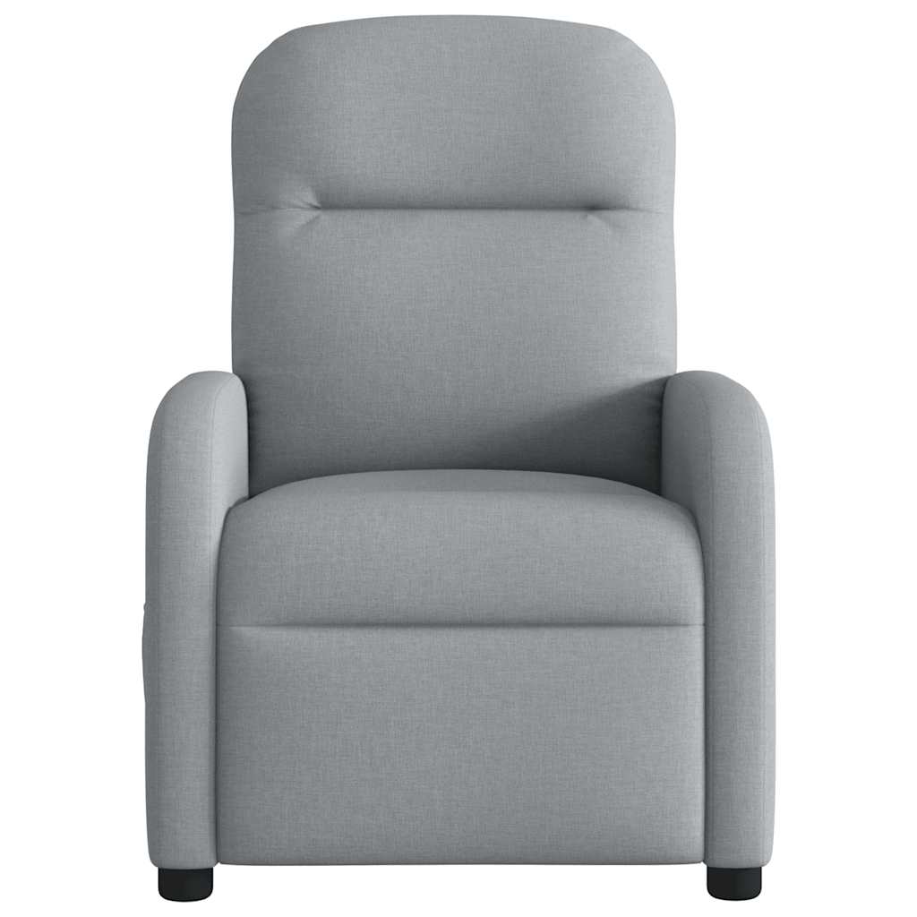 Fauteuil inclinable électrique Gris clair Tissu - XIOS