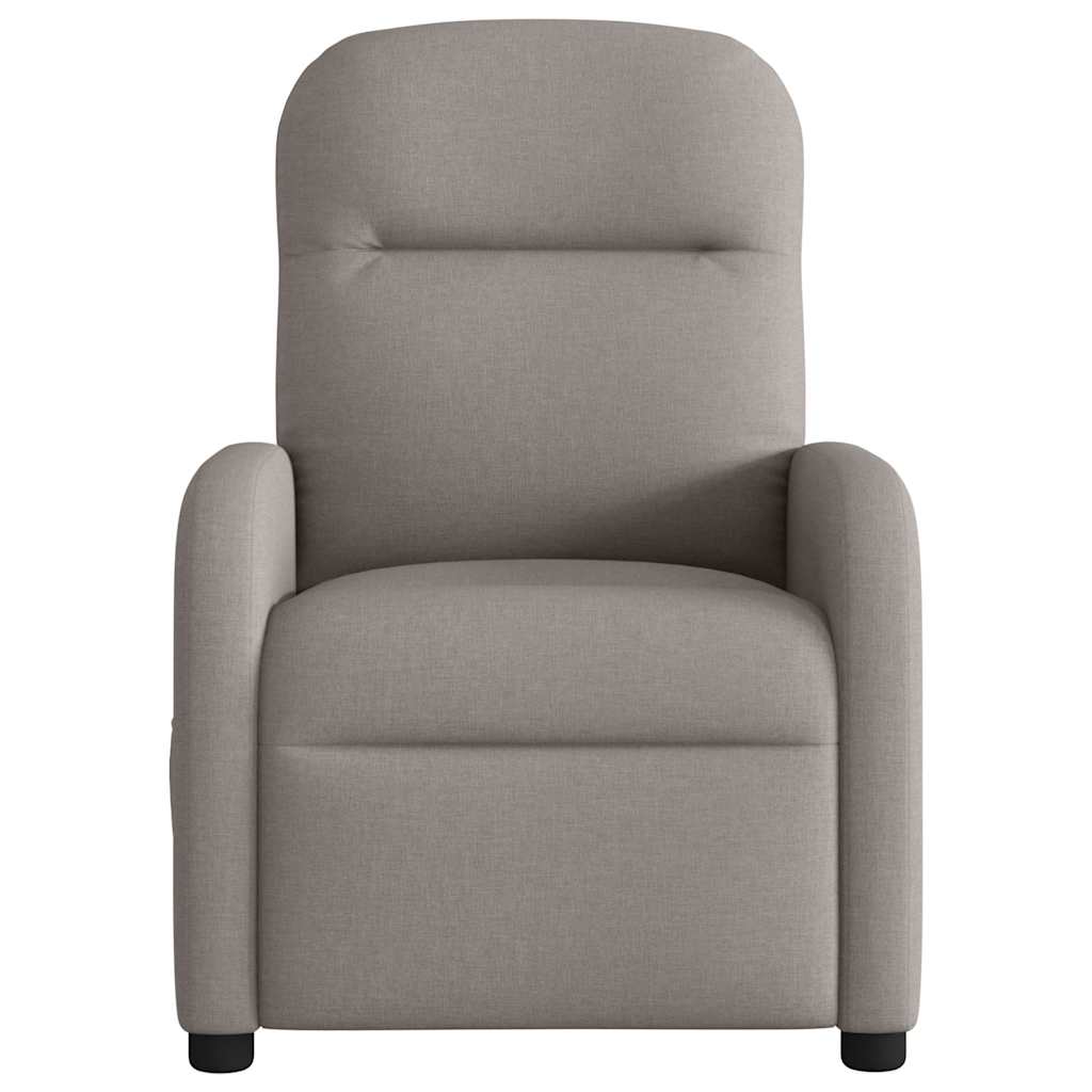 Fauteuil inclinable électrique Taupe Tissu - XIOS