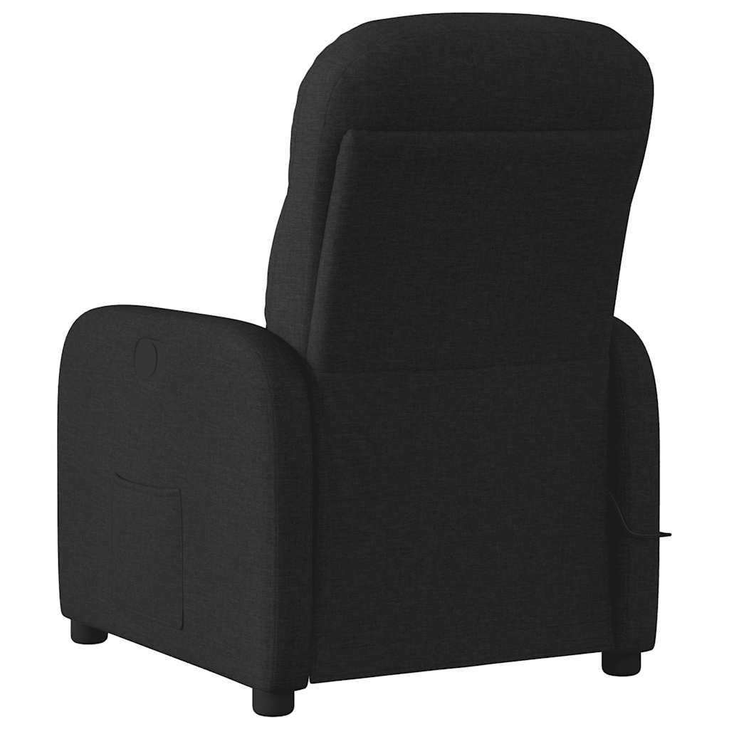 Fauteuil de massage inclinable électrique Noir Tissu - XIOS