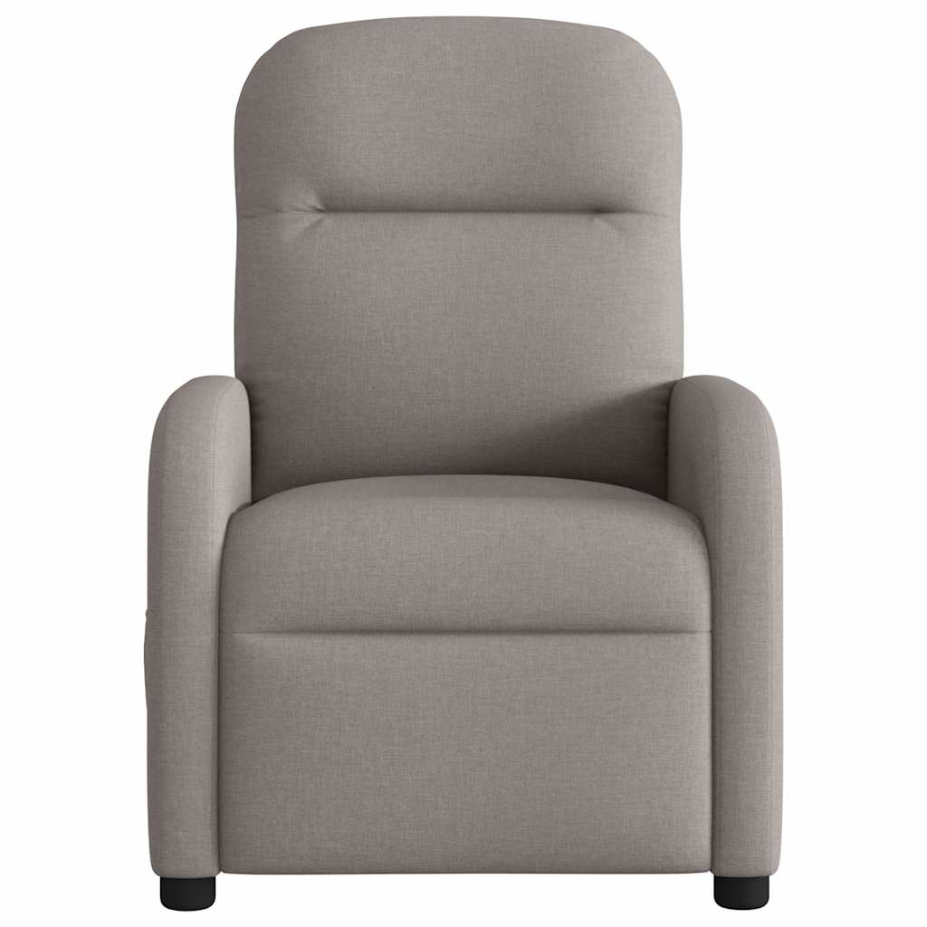 Fauteuil de massage inclinable électrique Taupe Tissu - XIOS