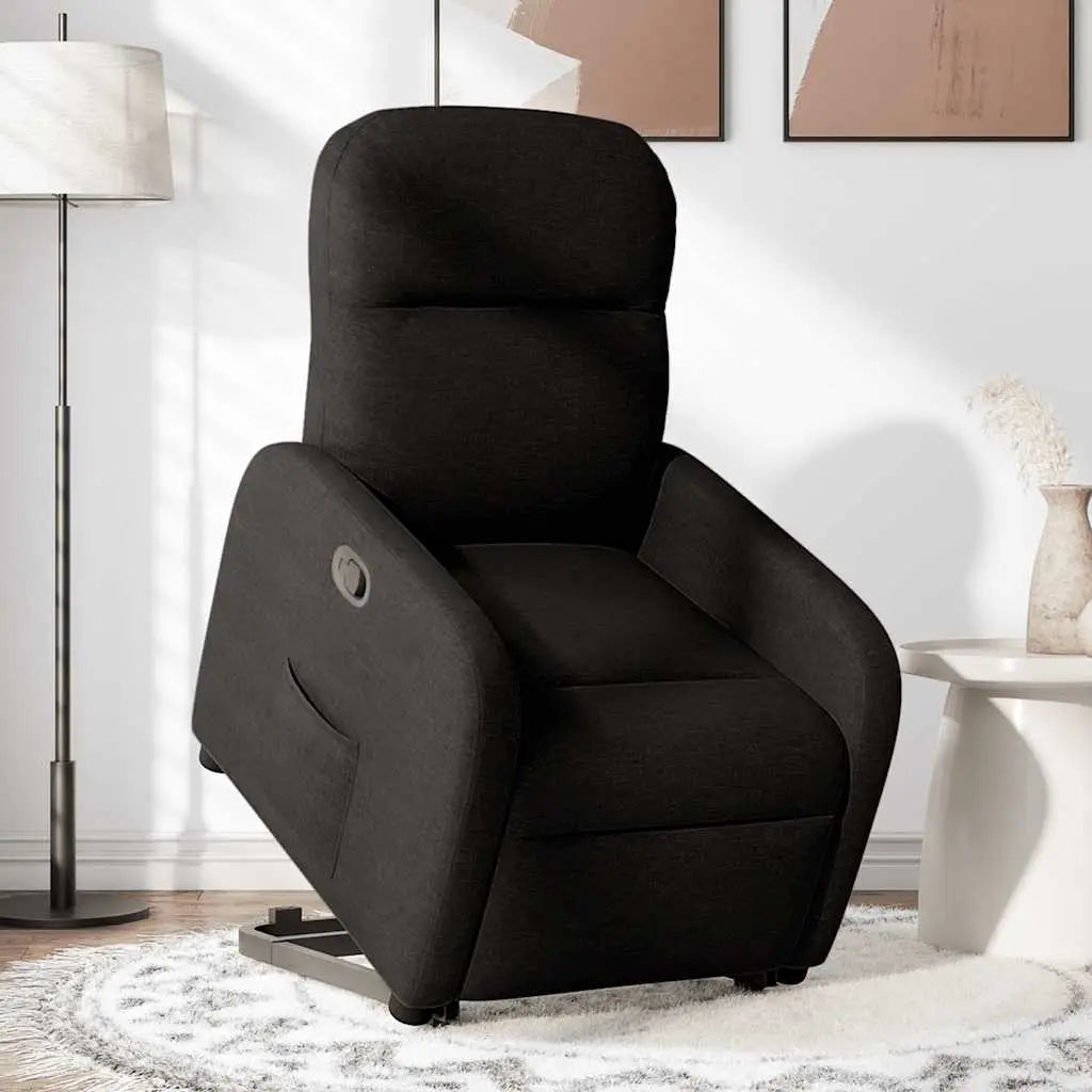 Fauteuil inclinable noir tissu - XIOS
