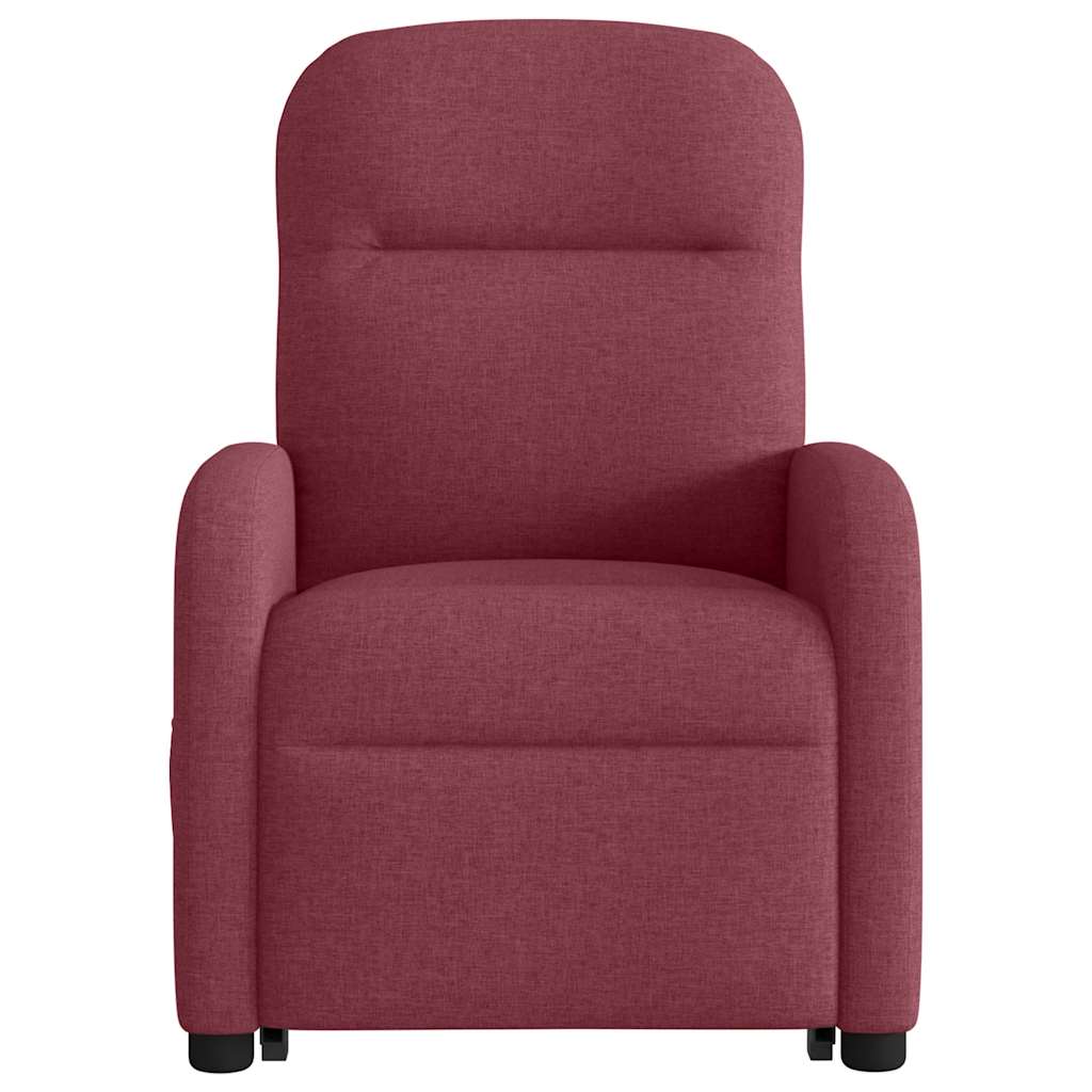 Fauteuil inclinable rouge bordeaux tissu - XIOS