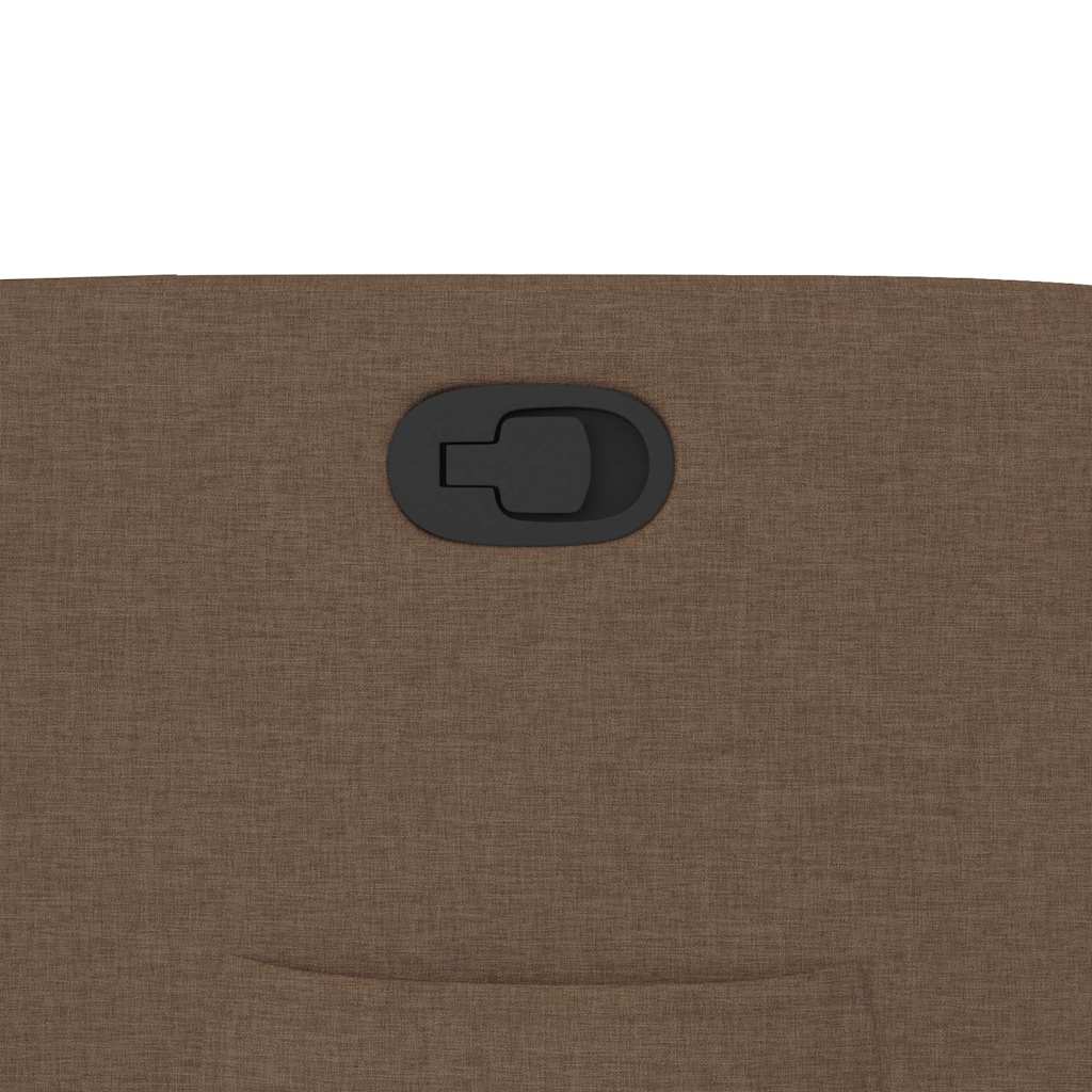 Fauteuil inclinable Marron Tissu