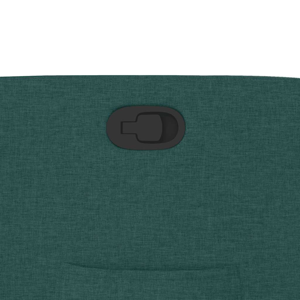 Fauteuil inclinable vert foncé tissu