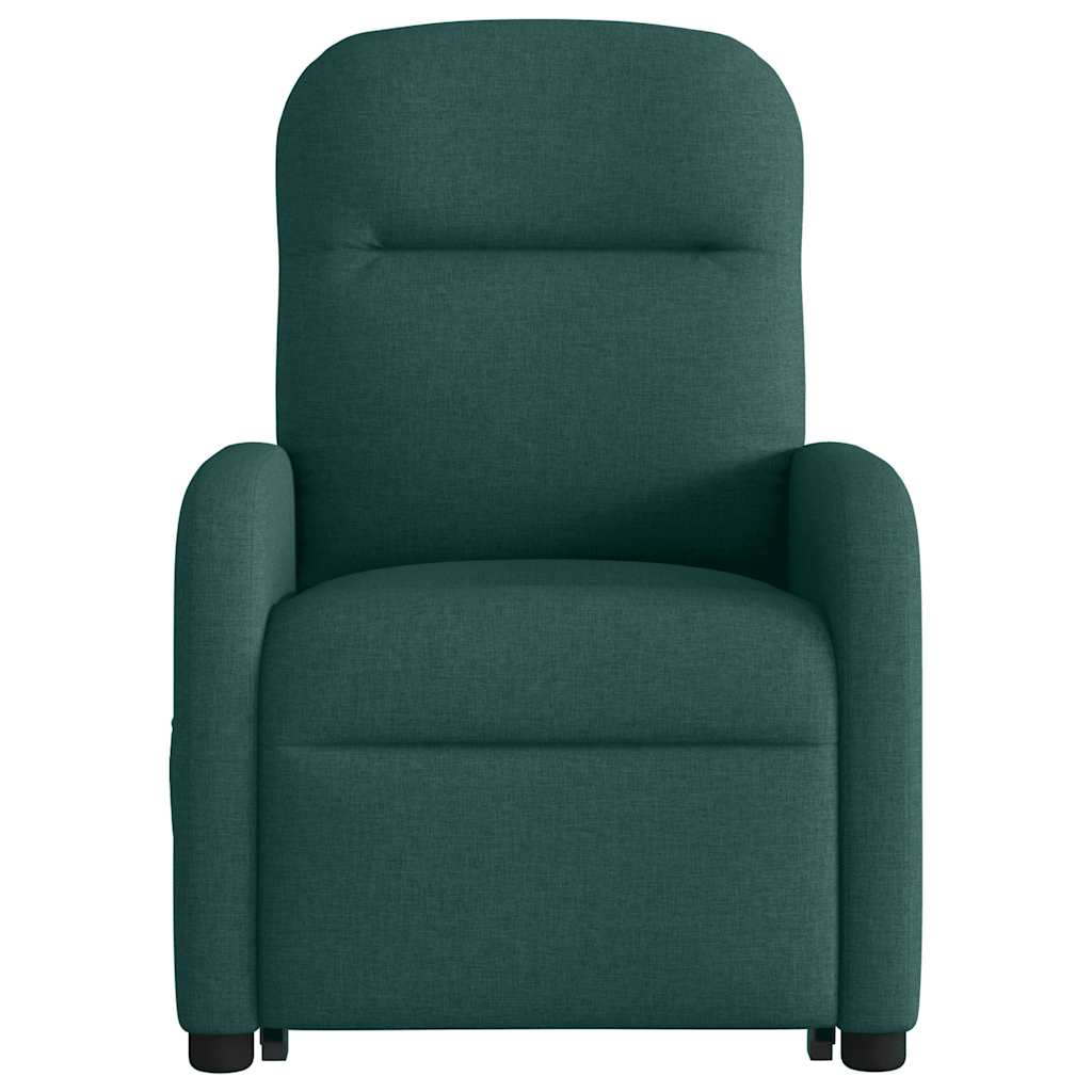 Fauteuil inclinable vert foncé tissu - XIOS