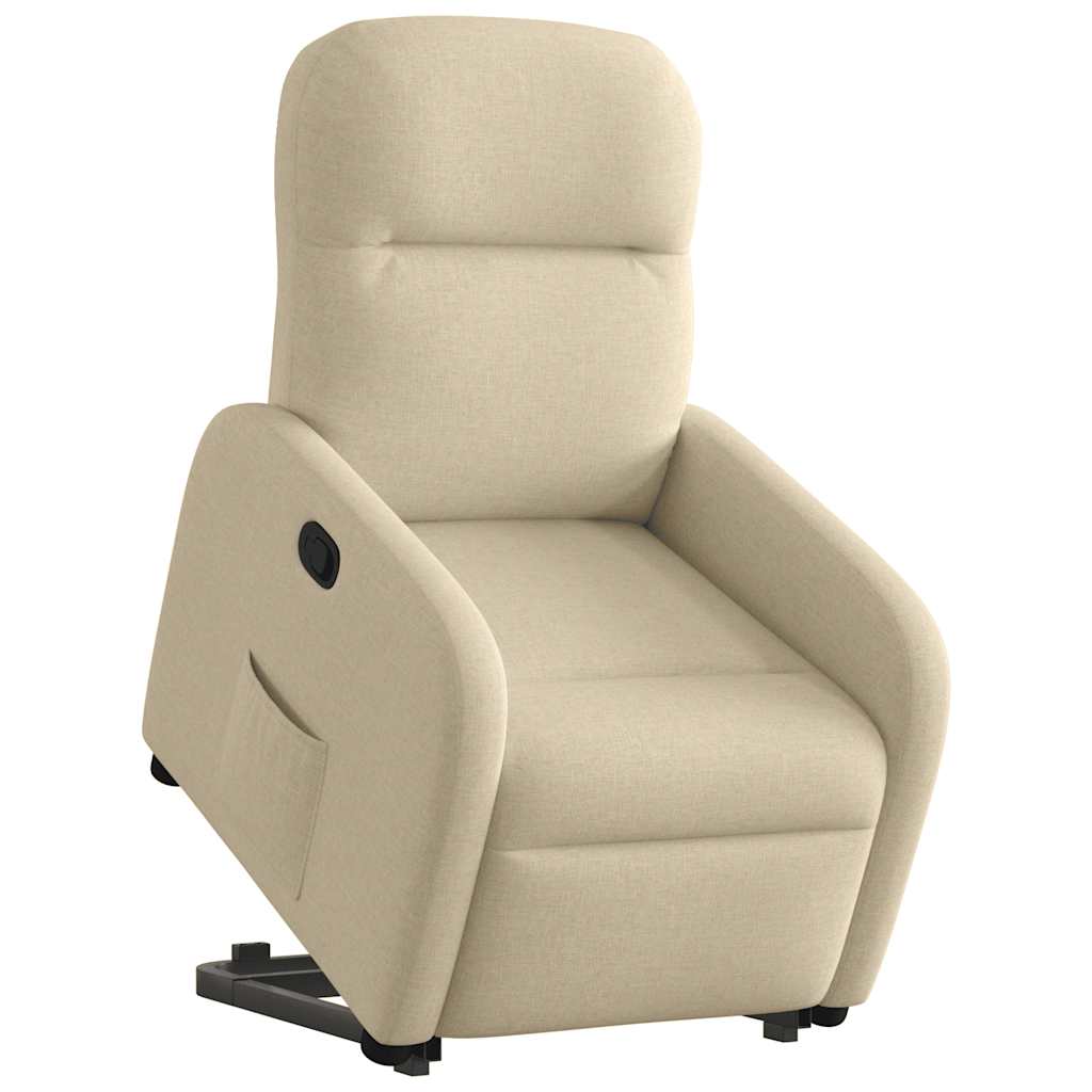 Fauteuil inclinable Crème Tissu - XIOS