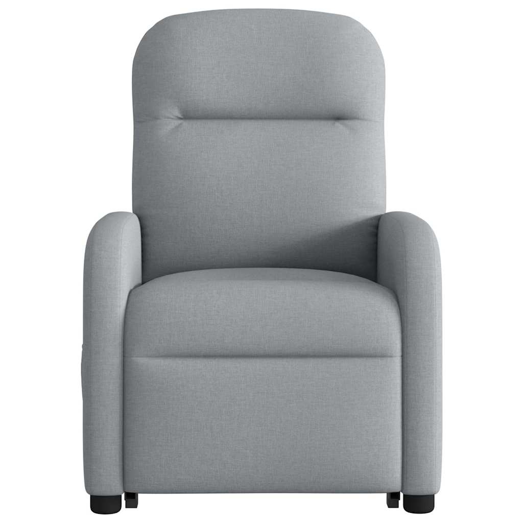 Fauteuil de massage inclinable Gris clair Tissu - XIOS
