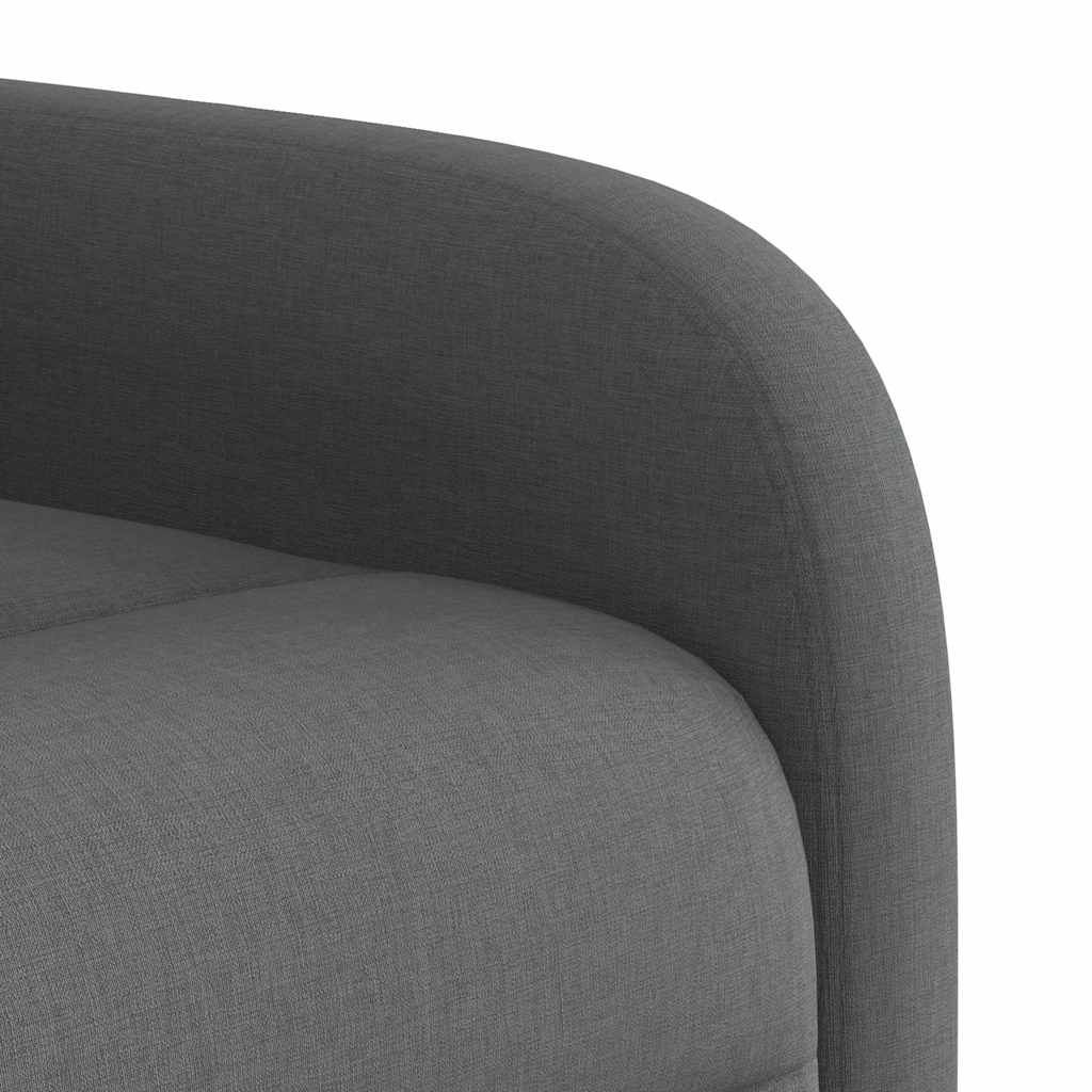 Fauteuil de massage inclinable Gris foncé Tissu - XIOS