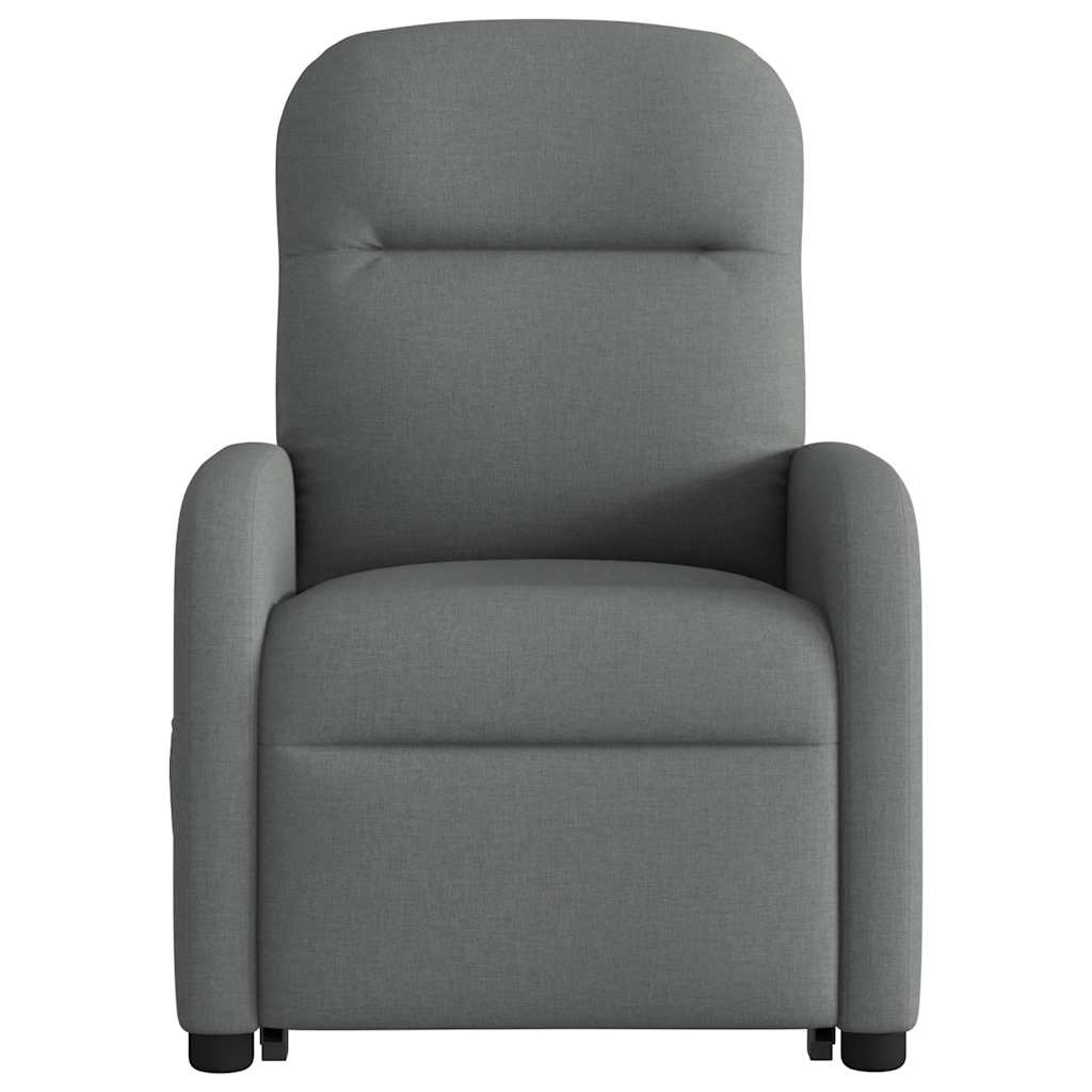Fauteuil inclinable électrique gris foncé tissu - XIOS