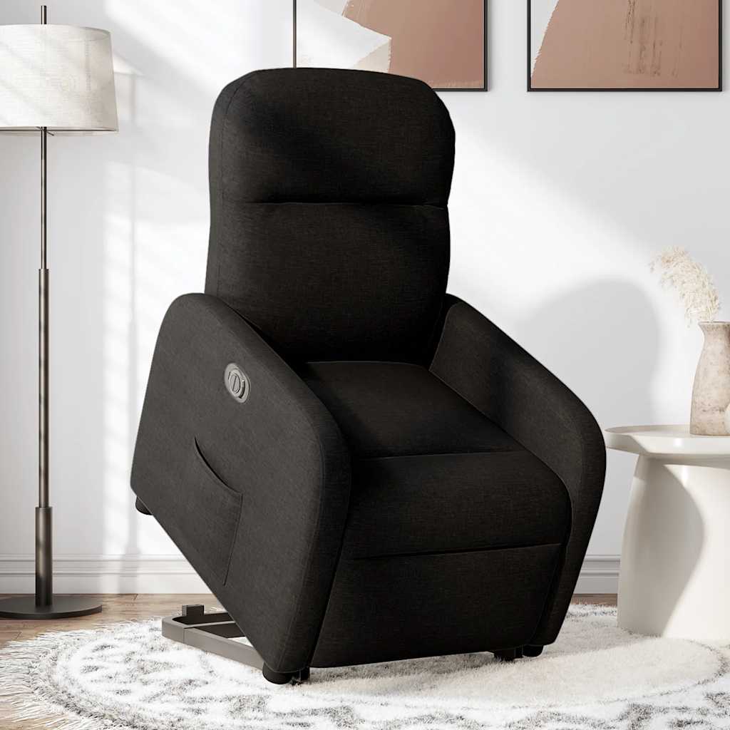 Fauteuil inclinable électrique noir tissu - XIOS