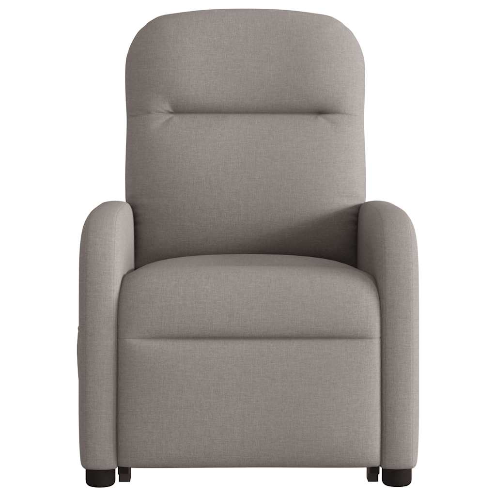 Fauteuil inclinable électrique taupe tissu - XIOS