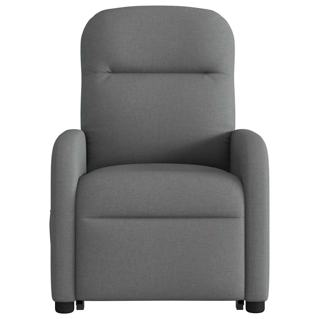 Fauteuil inclinable de massage électrique Gris foncé Tissu - XIOS