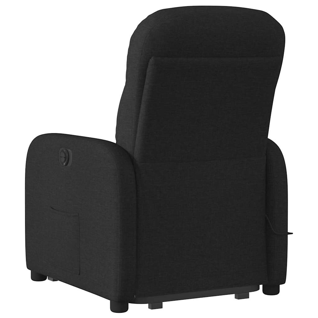 Fauteuil inclinable de massage électrique Noir Tissu - XIOS
