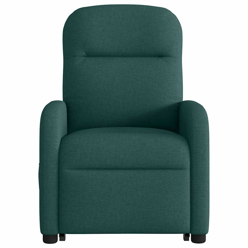 Fauteuil inclinable de massage électrique Vert foncé Tissu - XIOS