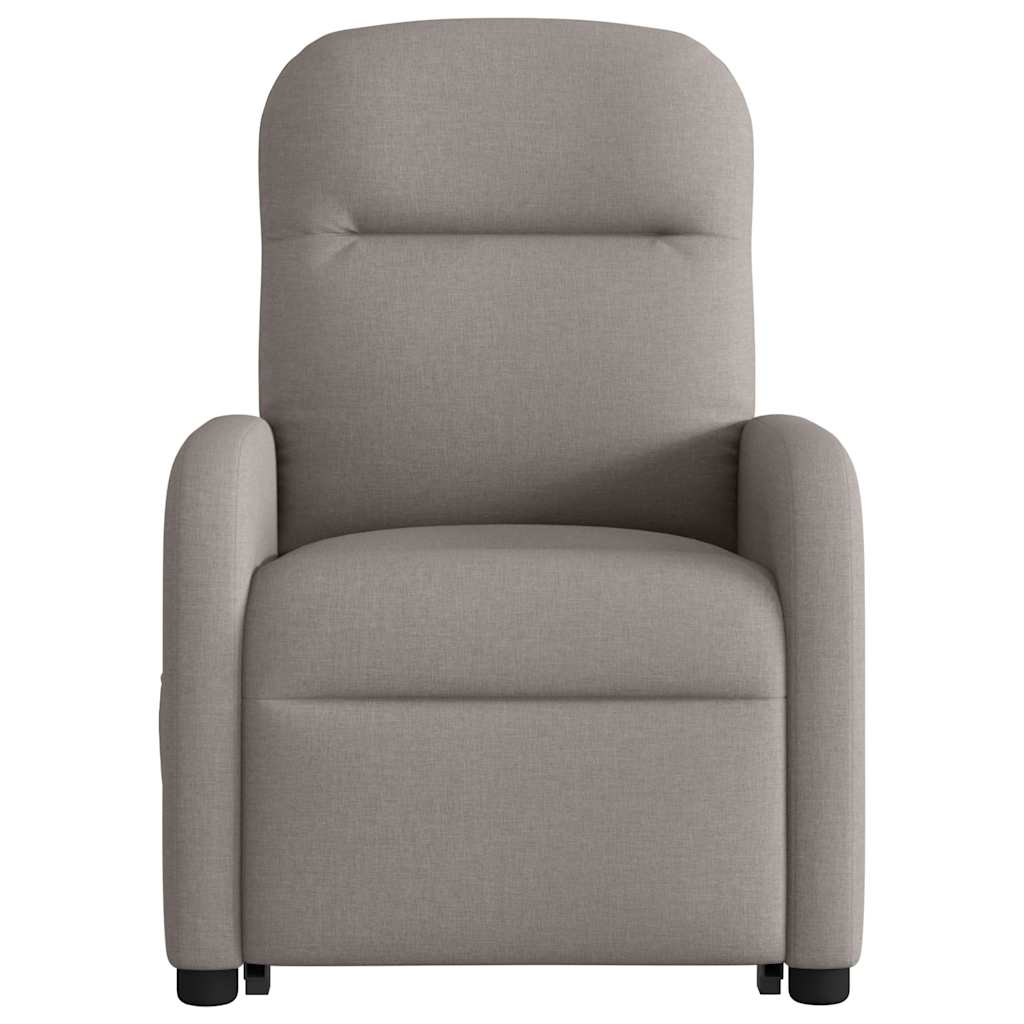 Fauteuil inclinable de massage électrique Taupe Tissu - XIOS