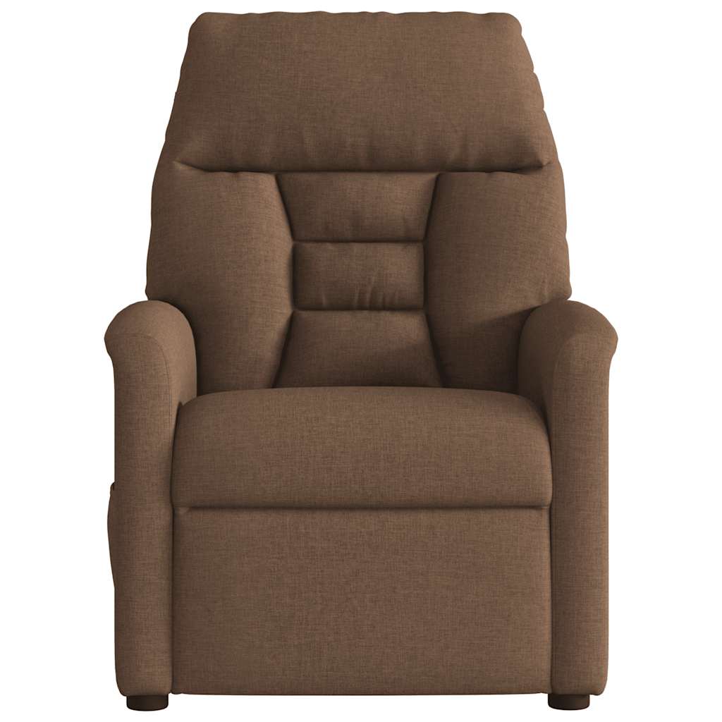 Fauteuil inclinable électrique Marron Tissu - XIOS