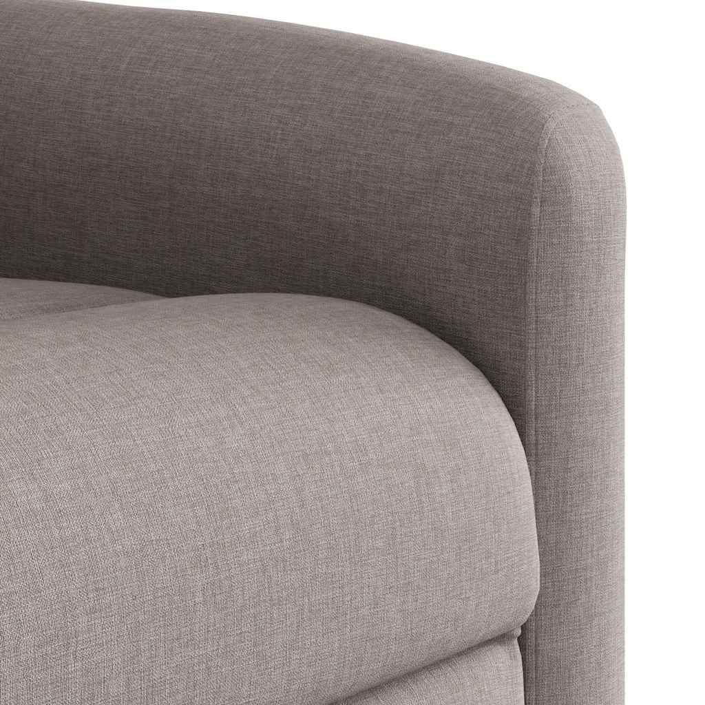 Fauteuil inclinable électrique Taupe Tissu - XIOS