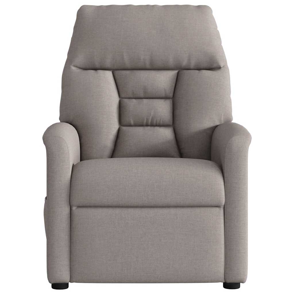 Fauteuil inclinable électrique Taupe Tissu - XIOS