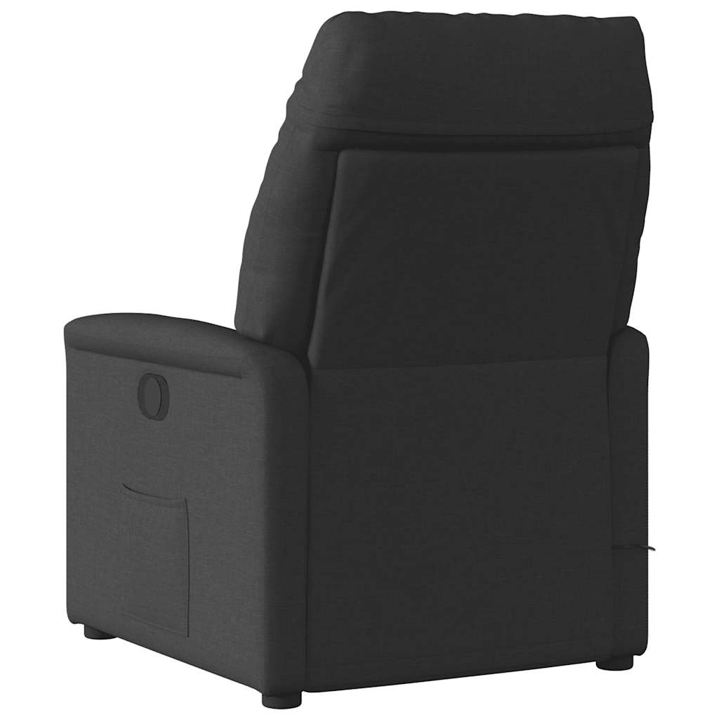Fauteuil de massage inclinable électrique Noir Tissu - XIOS