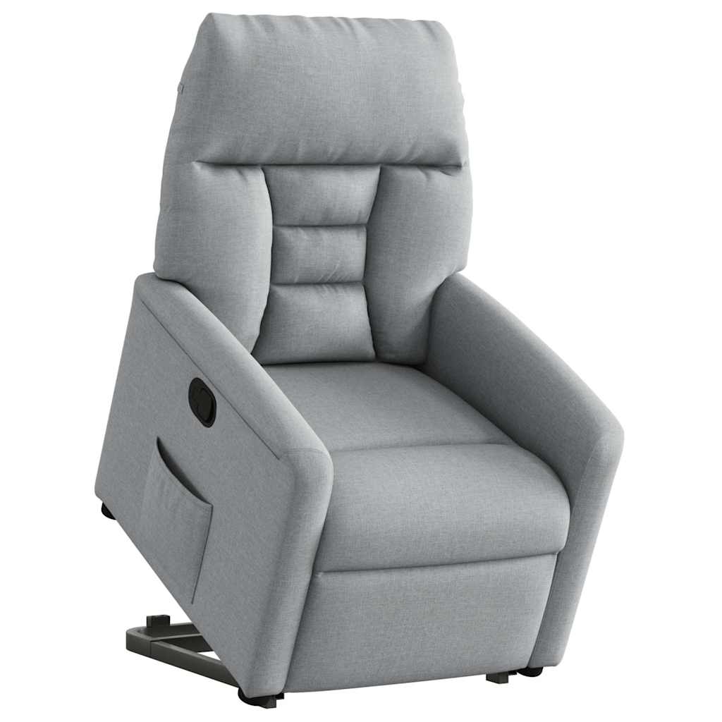 Fauteuil inclinable Gris clair Tissu - XIOS