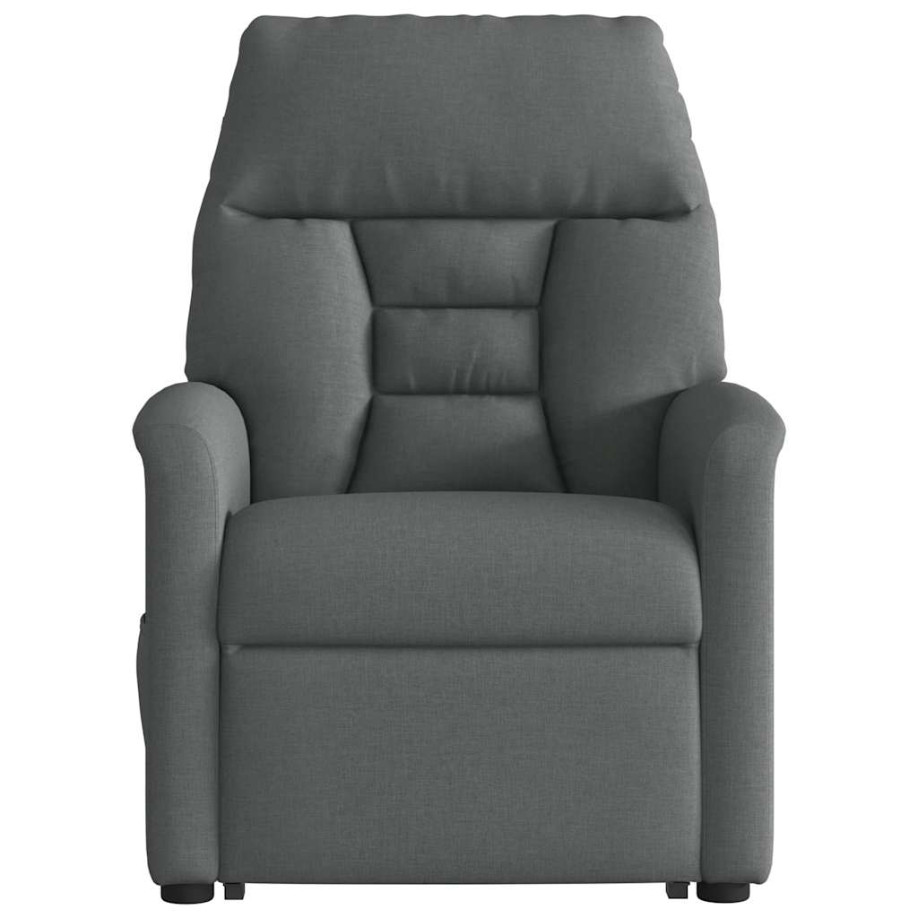 Fauteuil inclinable Gris foncé Tissu - XIOS
