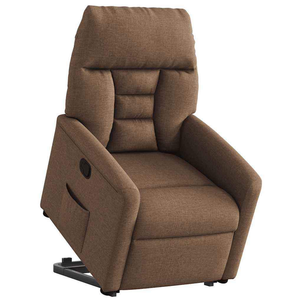 Fauteuil inclinable Marron Tissu - XIOS