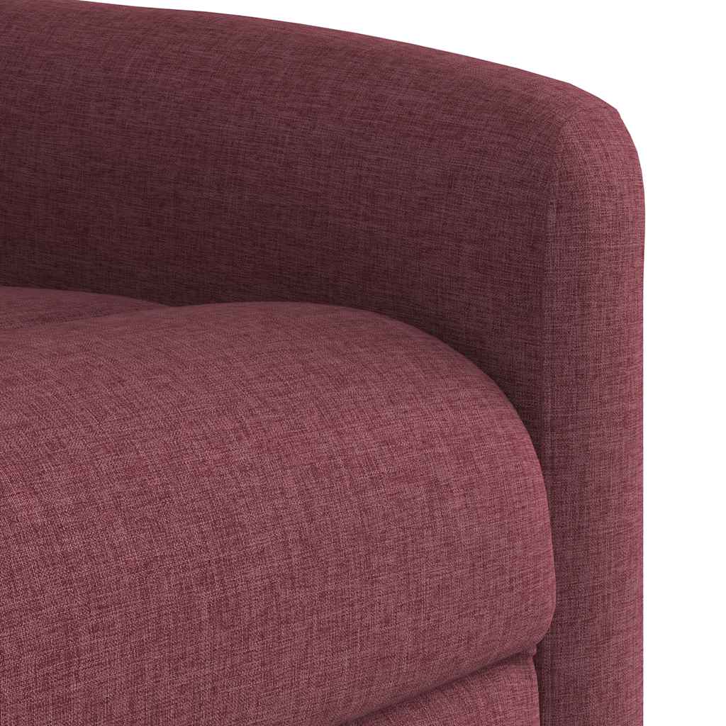 Fauteuil inclinable de massage Rouge bordeaux Tissu - XIOS