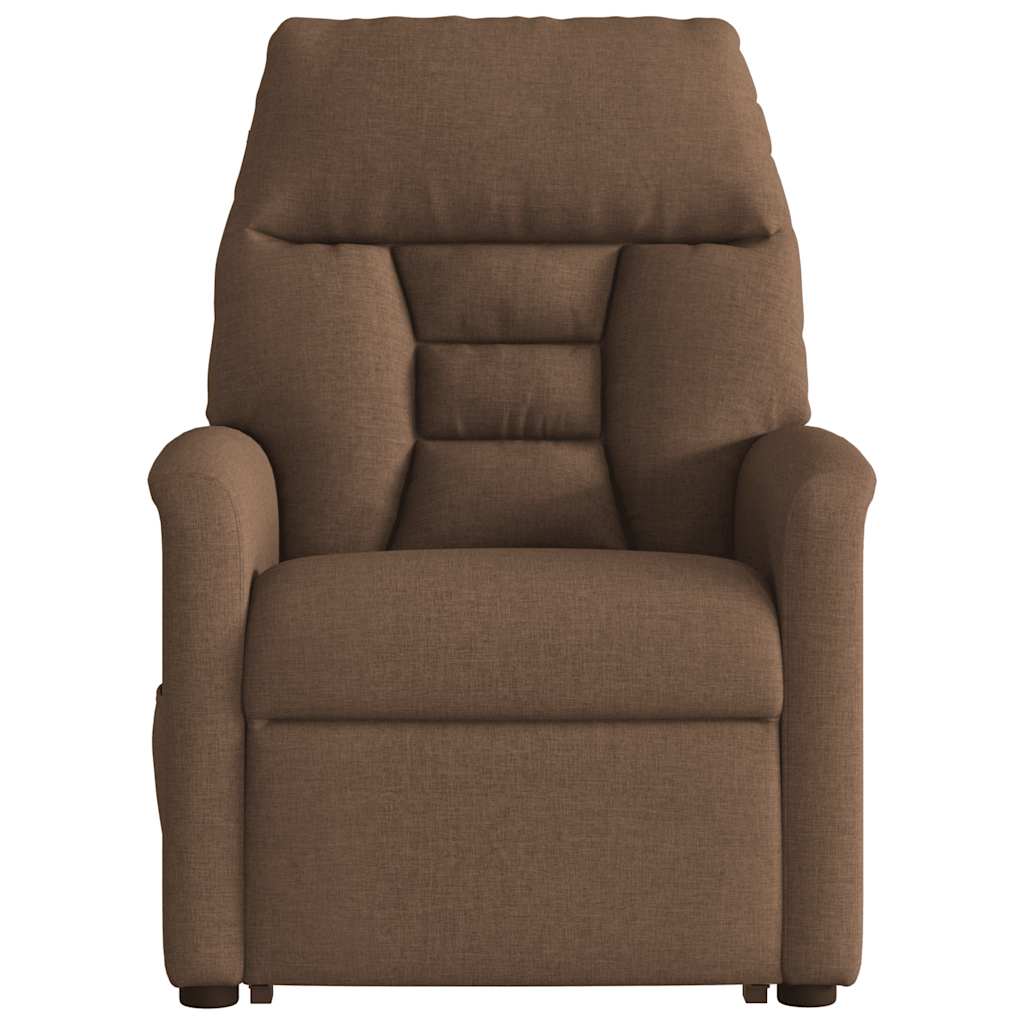 Fauteuil de massage inclinable Marron Tissu - XIOS