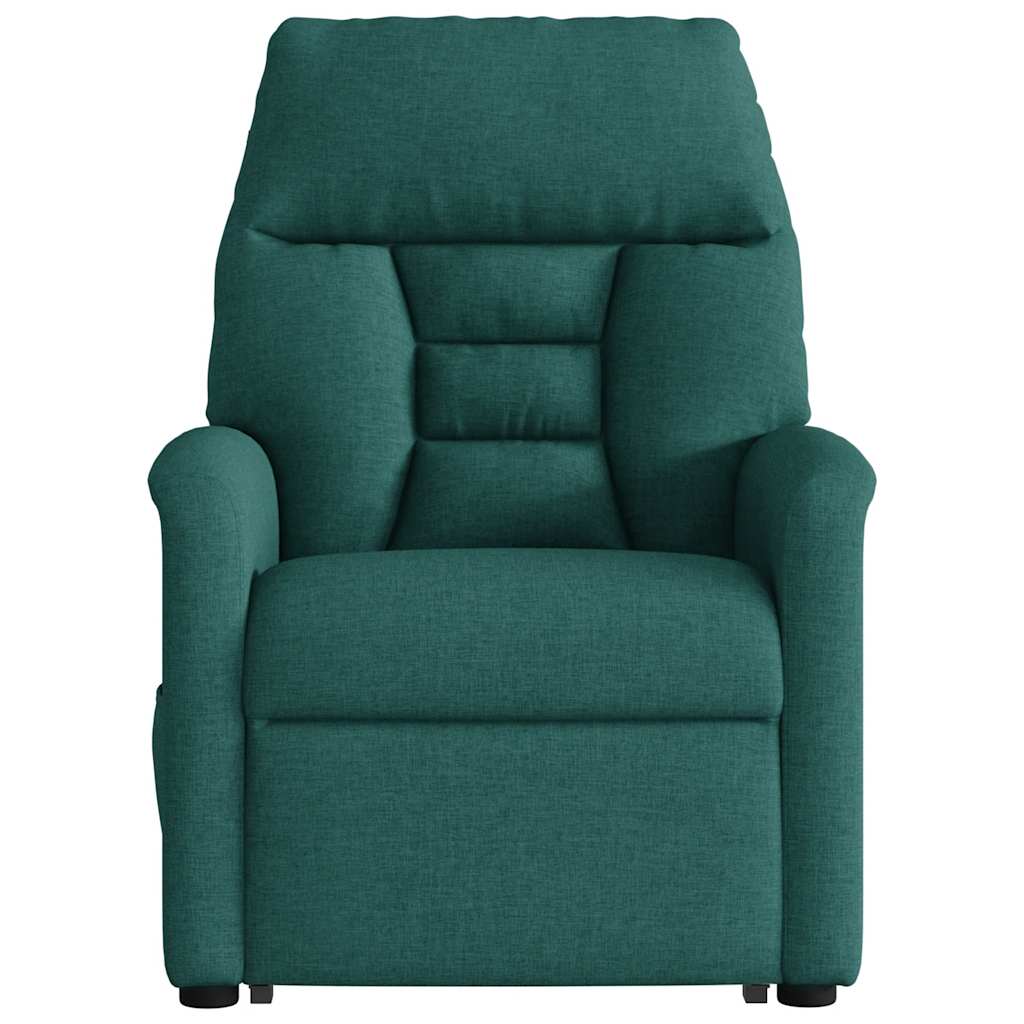 Fauteuil inclinable de massage Vert foncé Tissu - XIOS