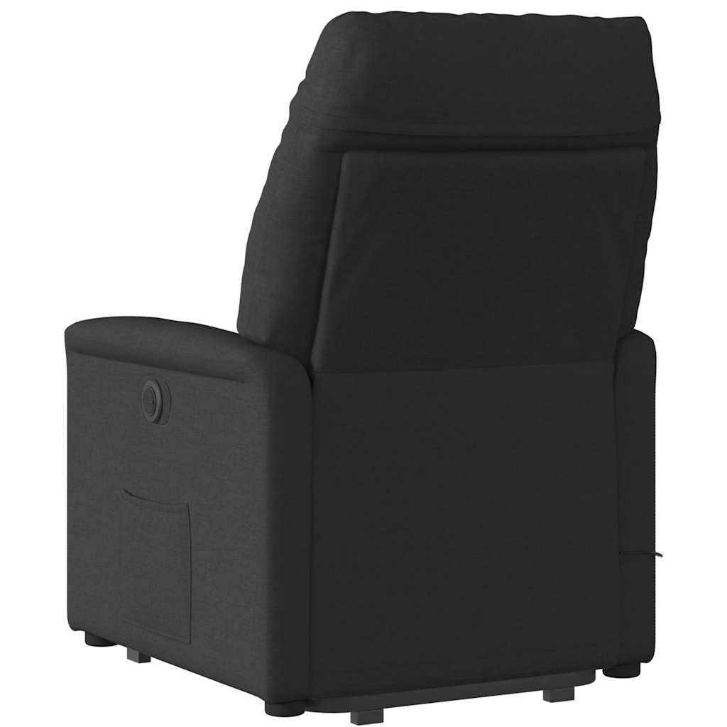 Fauteuil inclinable de massage électrique Noir Tissu - XIOS