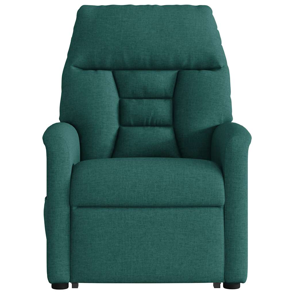Fauteuil inclinable de massage électrique Vert foncé Tissu - XIOS