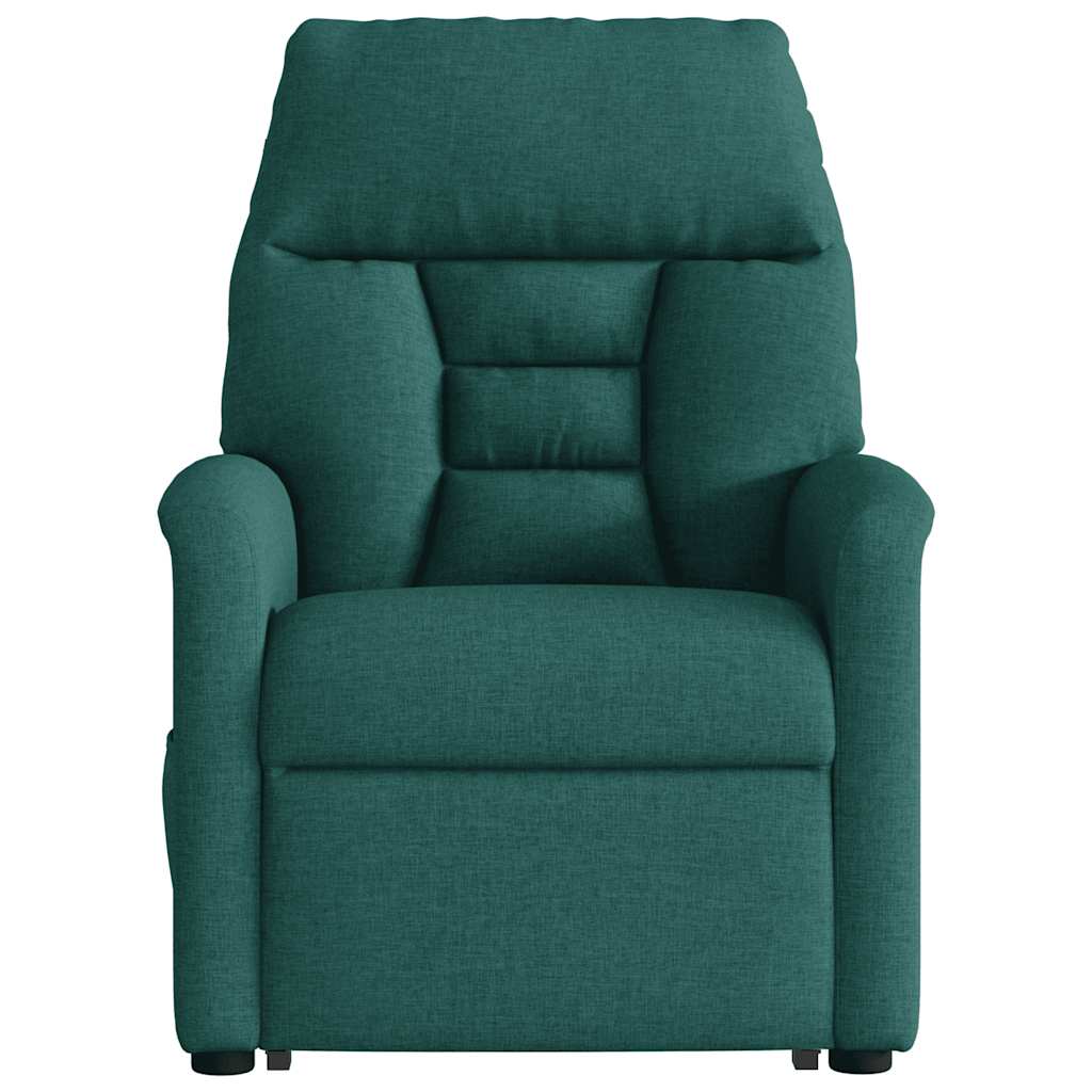 Fauteuil inclinable de massage électrique Vert foncé Tissu - XIOS