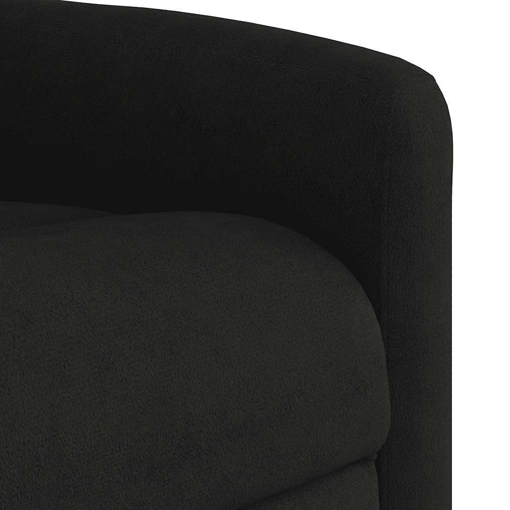 Fauteuil inclinable électrique noir tissu microfibre - XIOS