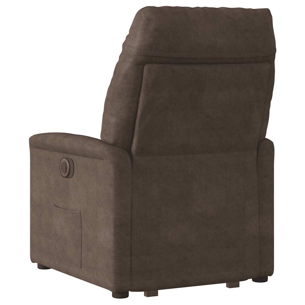Fauteuil inclinable de massage électrique marron