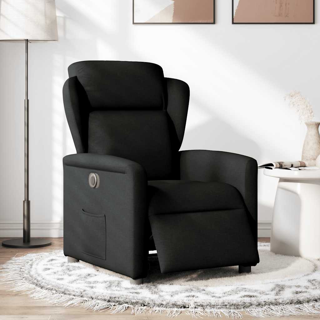 Fauteuil inclinable électrique Noir Tissu - XIOS
