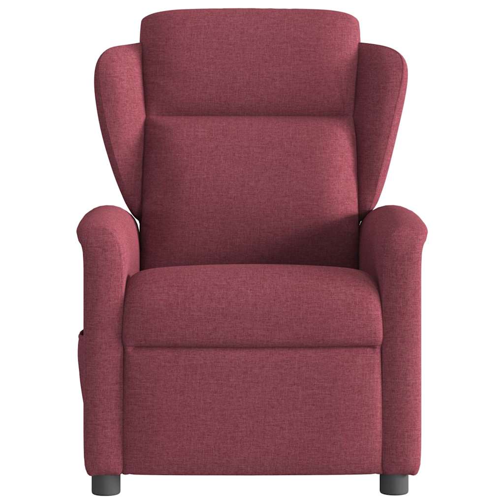 Fauteuil inclinable électrique Rouge bordeaux Tissu - XIOS
