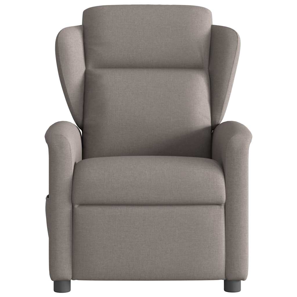 Fauteuil inclinable électrique Taupe Tissu - XIOS