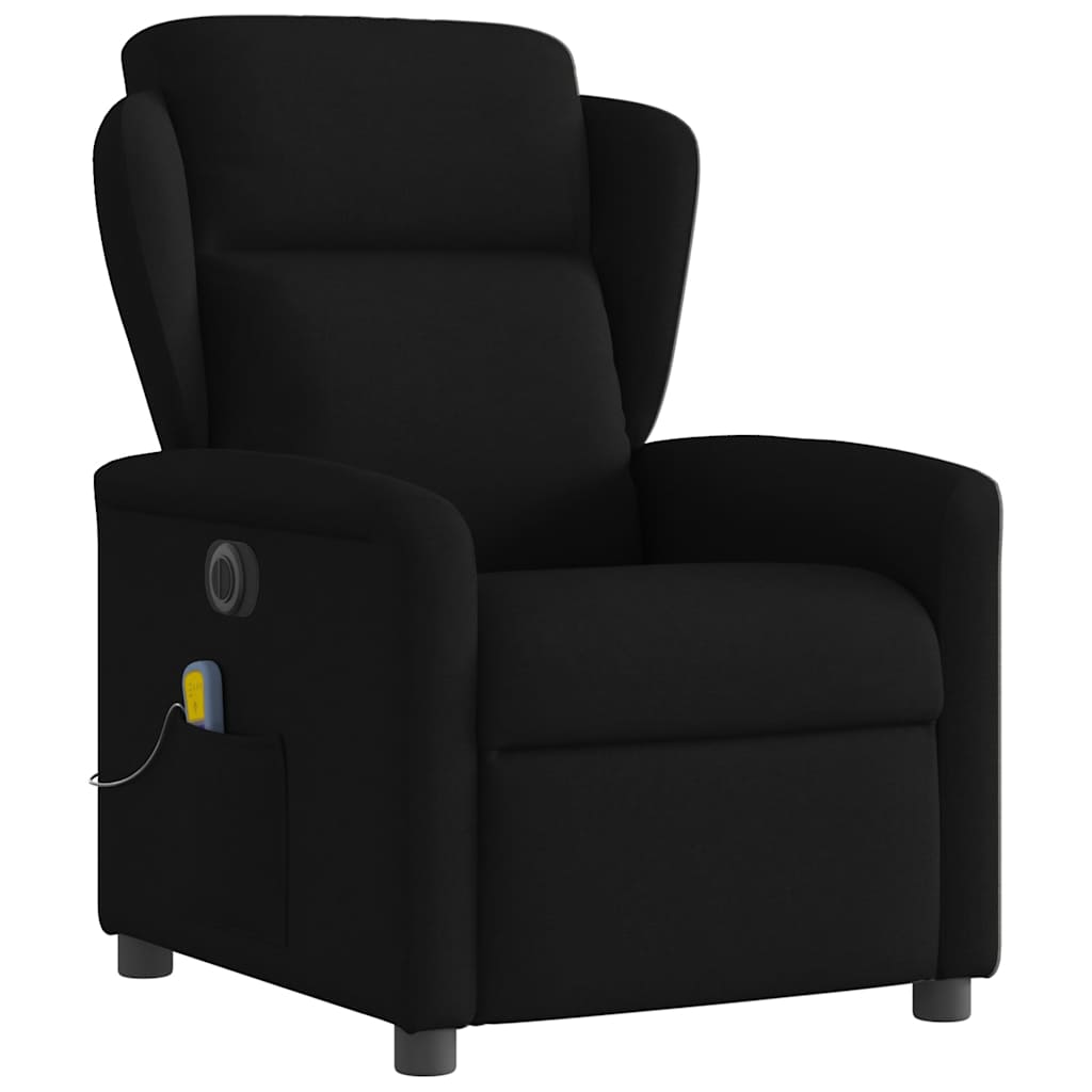Fauteuil de massage inclinable électrique Noir Tissu - XIOS