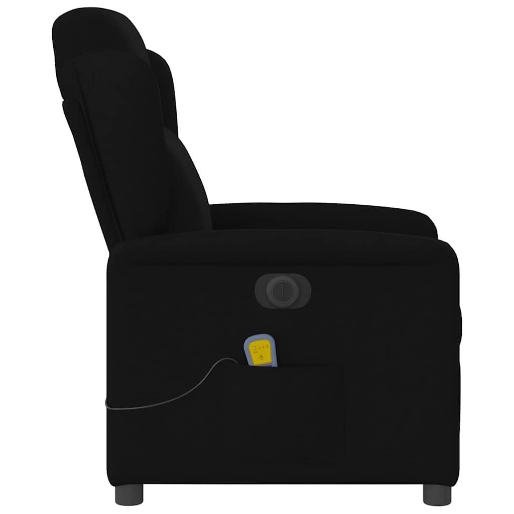 Fauteuil de massage inclinable électrique Noir Tissu - XIOS