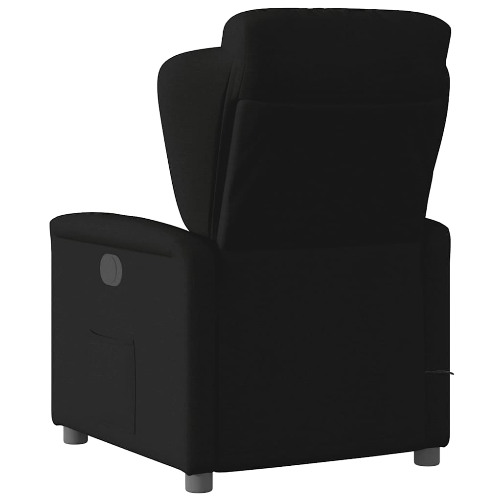 Fauteuil de massage inclinable électrique Noir Tissu - XIOS
