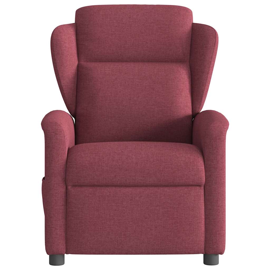 Fauteuil de massage inclinable électrique Rouge bordeaux Tissu - XIOS