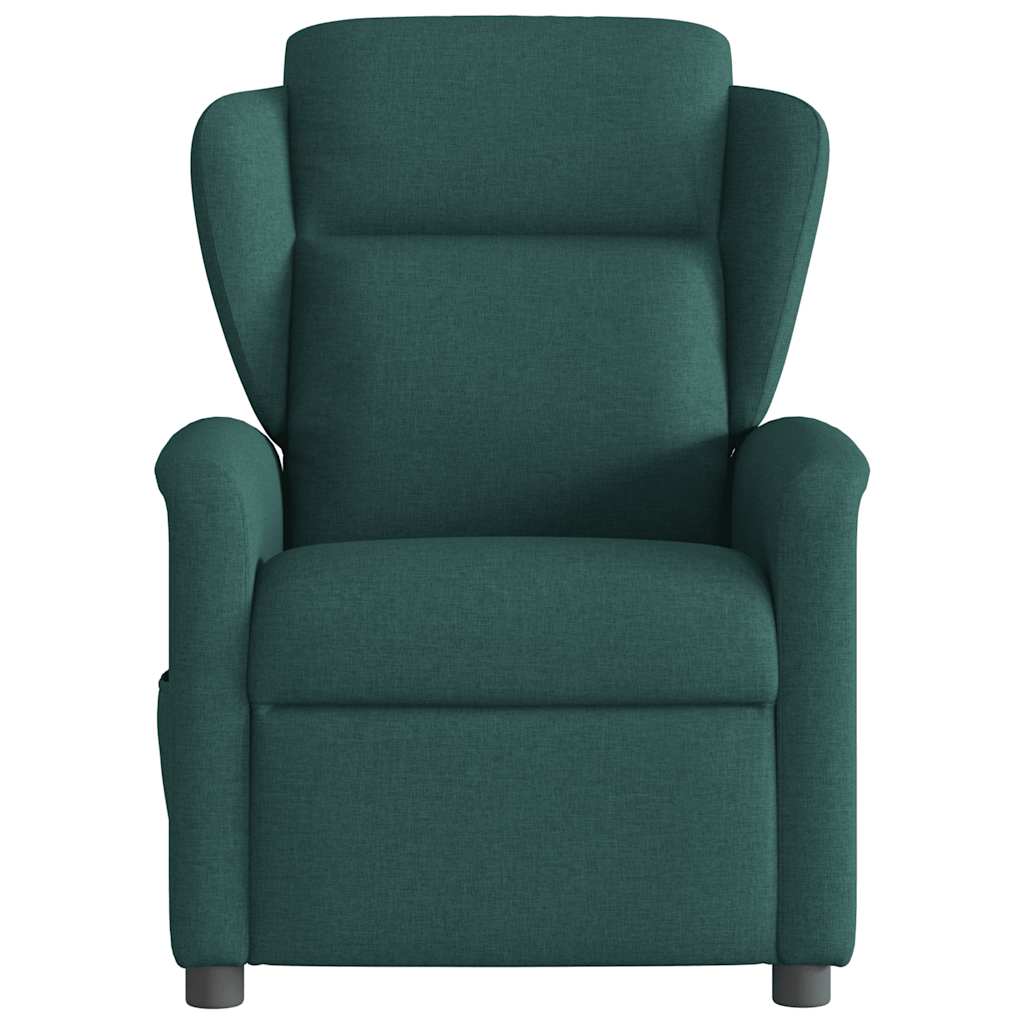 Fauteuil de massage inclinable électrique Vert foncé Tissu - XIOS