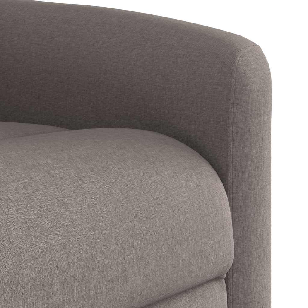 Fauteuil de massage inclinable électrique Taupe Tissu - XIOS