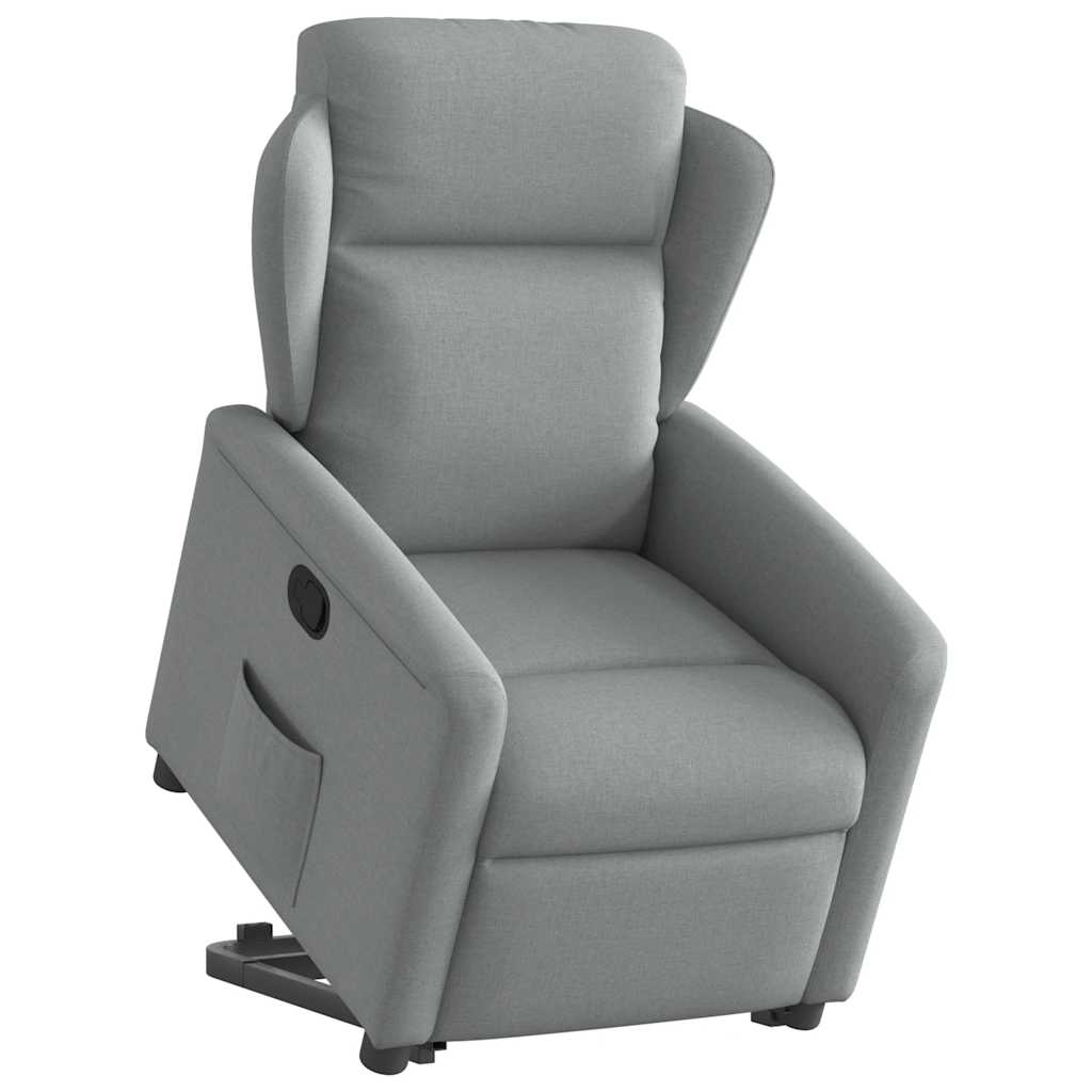Fauteuil inclinable Gris clair Tissu - XIOS