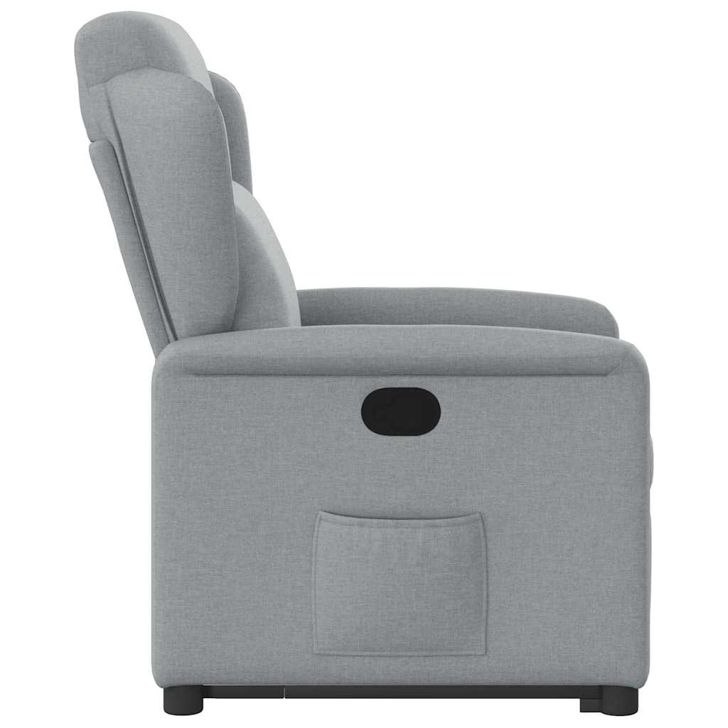 Fauteuil inclinable Gris clair Tissu - XIOS
