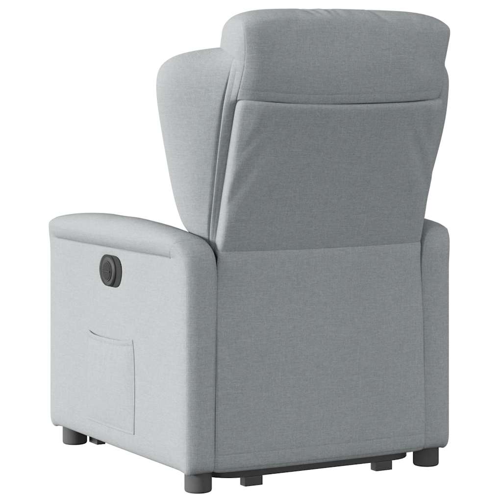 Fauteuil inclinable Gris clair Tissu - XIOS