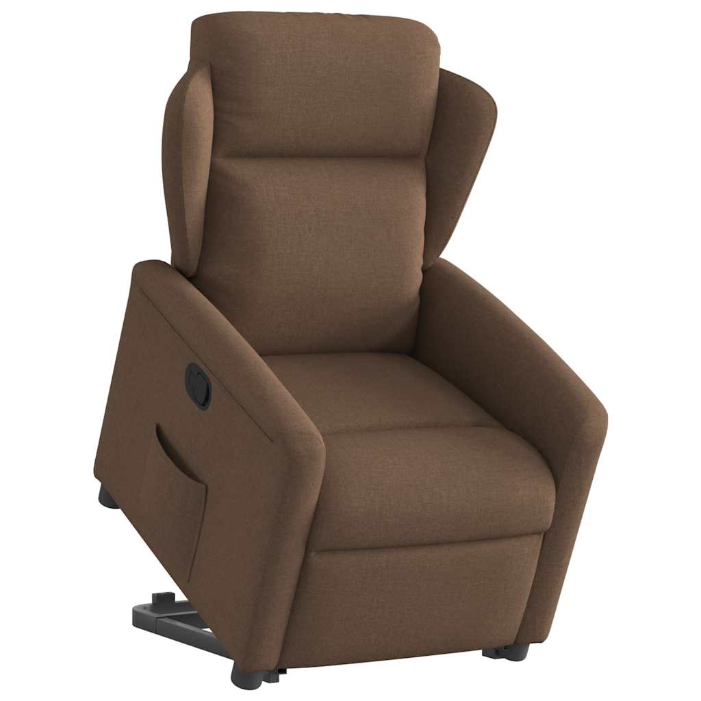 Fauteuil inclinable Marron Tissu - XIOS