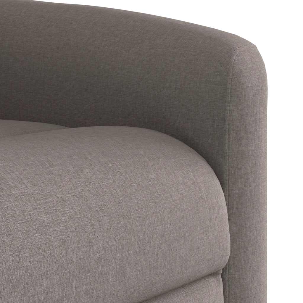 Fauteuil inclinable taupe tissu - XIOS
