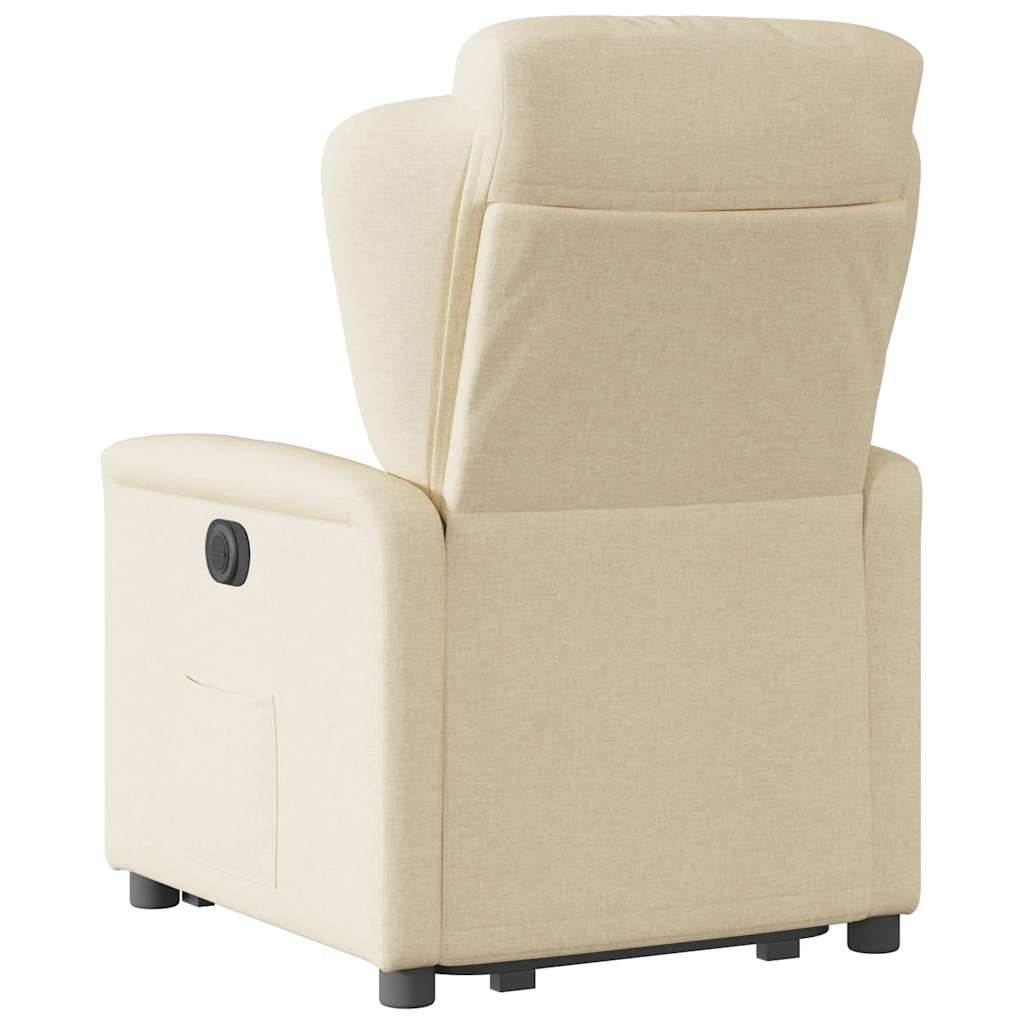 Fauteuil inclinable Crème Tissu - XIOS